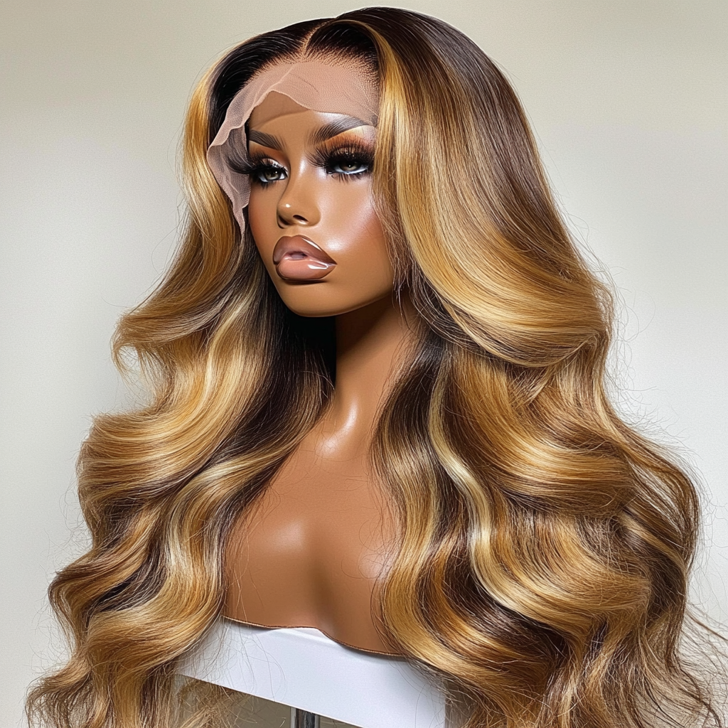 Honey Highlight Wig