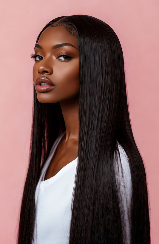 Raw Cambodian Straight Frontal