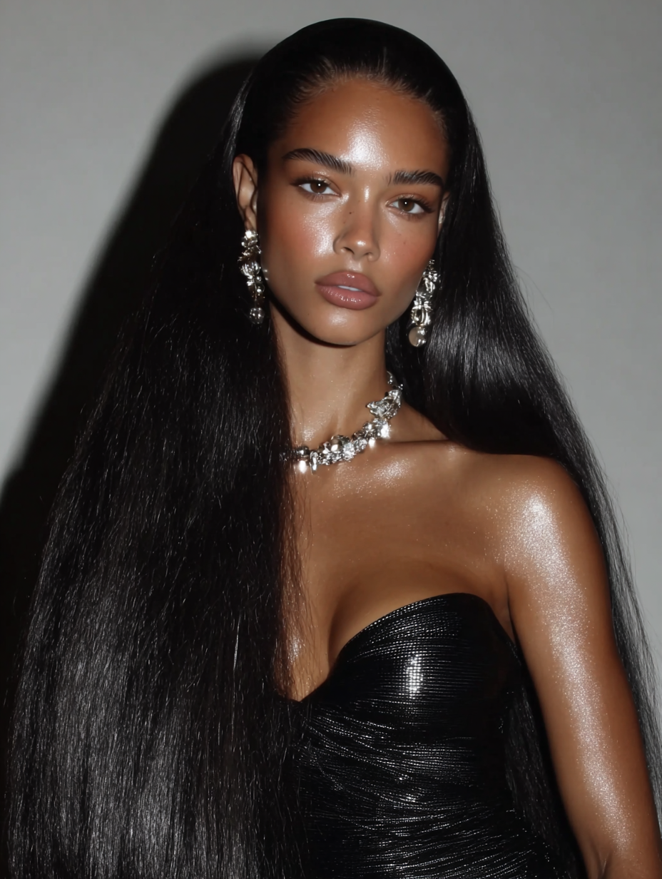 Raw Cambodian Straight Frontal